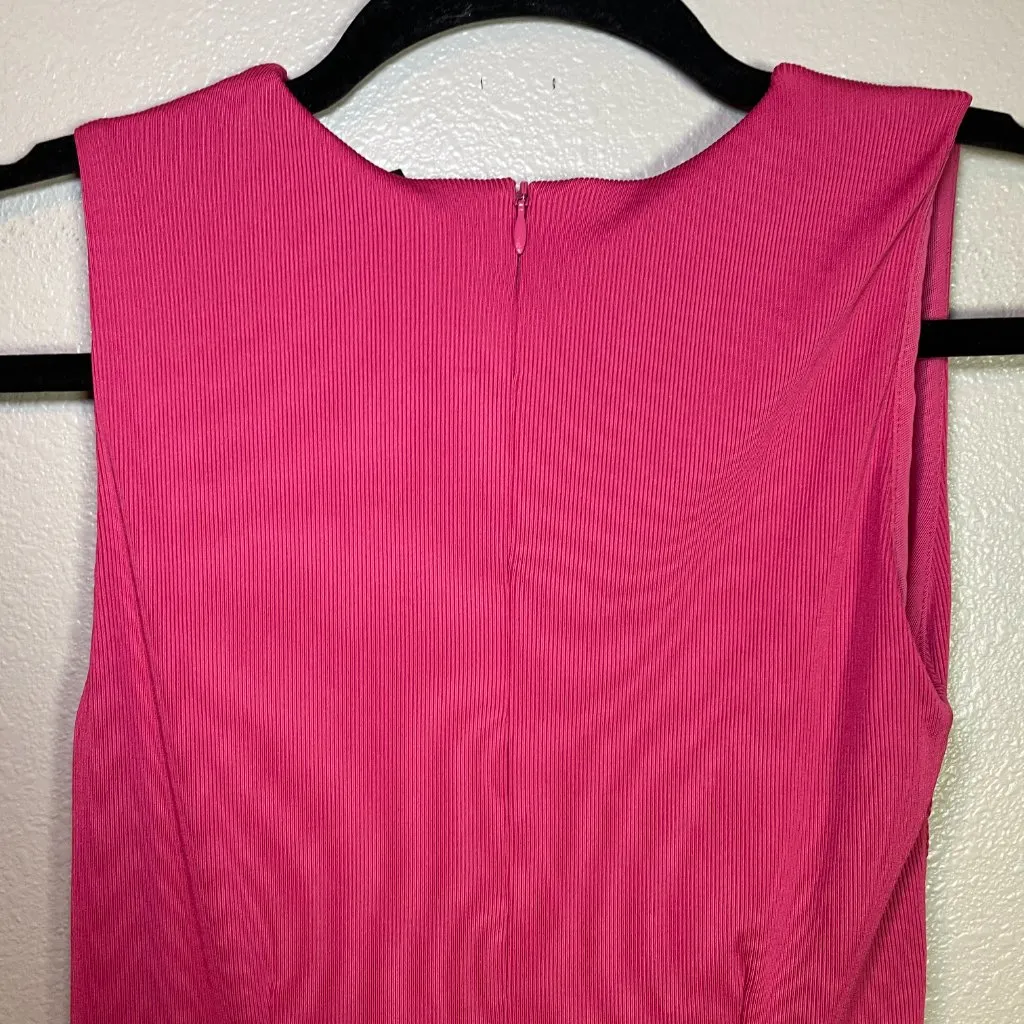 NBD Revolve Phoebe Mini Dress XS Sleeveless Cut Out Fuchsia Pink Club Party - Image 6