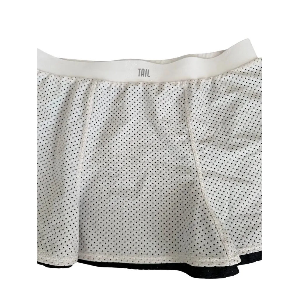 TAIL Women's Black White Reversible Mesh Tennis Pickleball Skirt Size Small - Image 7