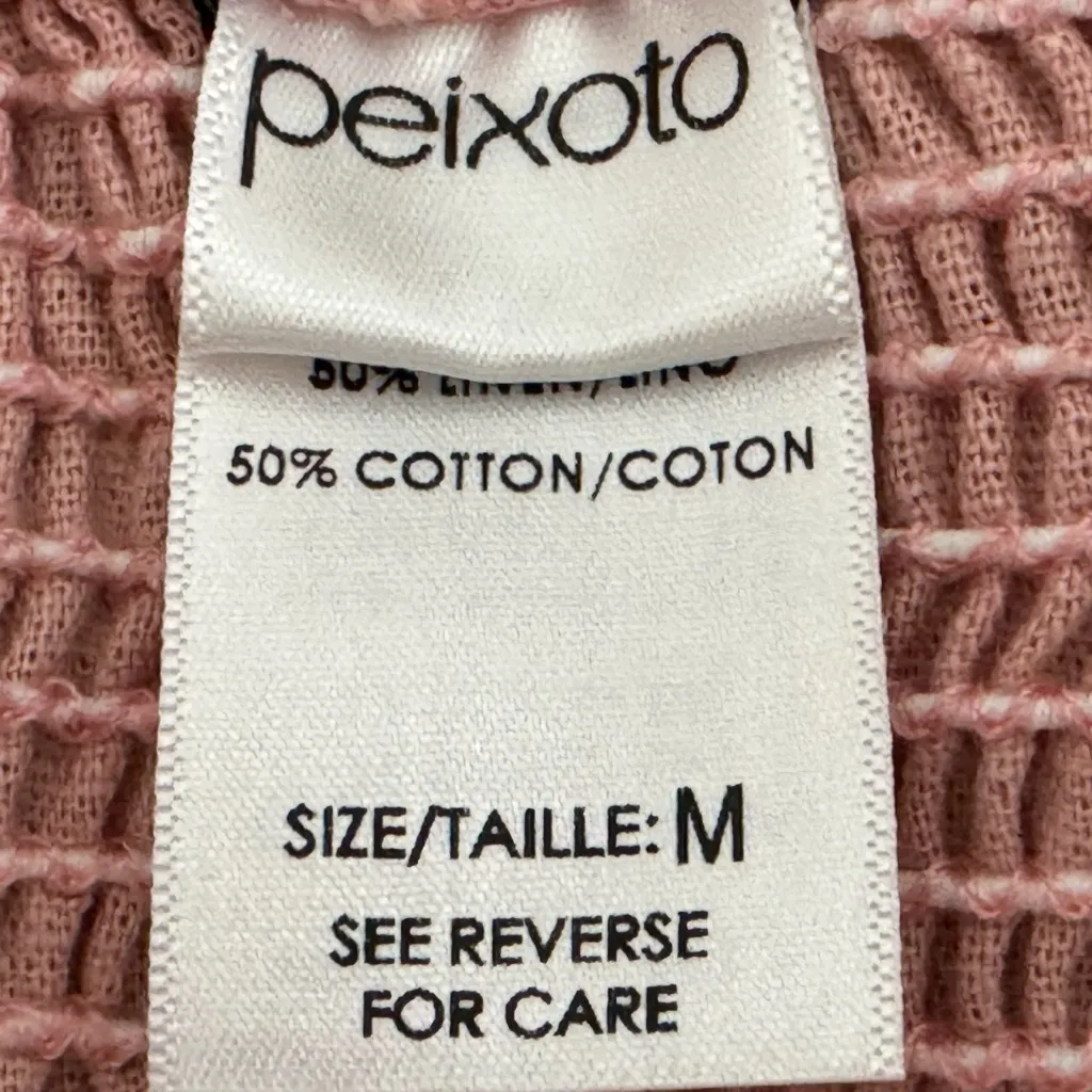 Peixoto Farrah Dress Womens Sz M Rose Pink Crochet Strap Tie Front MSRP $160 New Size M - Image 8