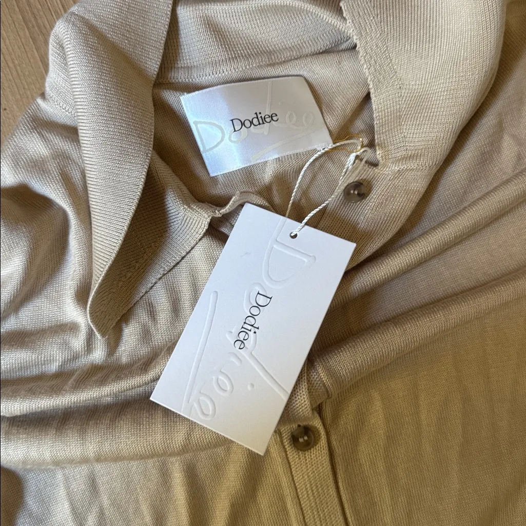 VEDA silk maxi dress in oatmeal - Image 4