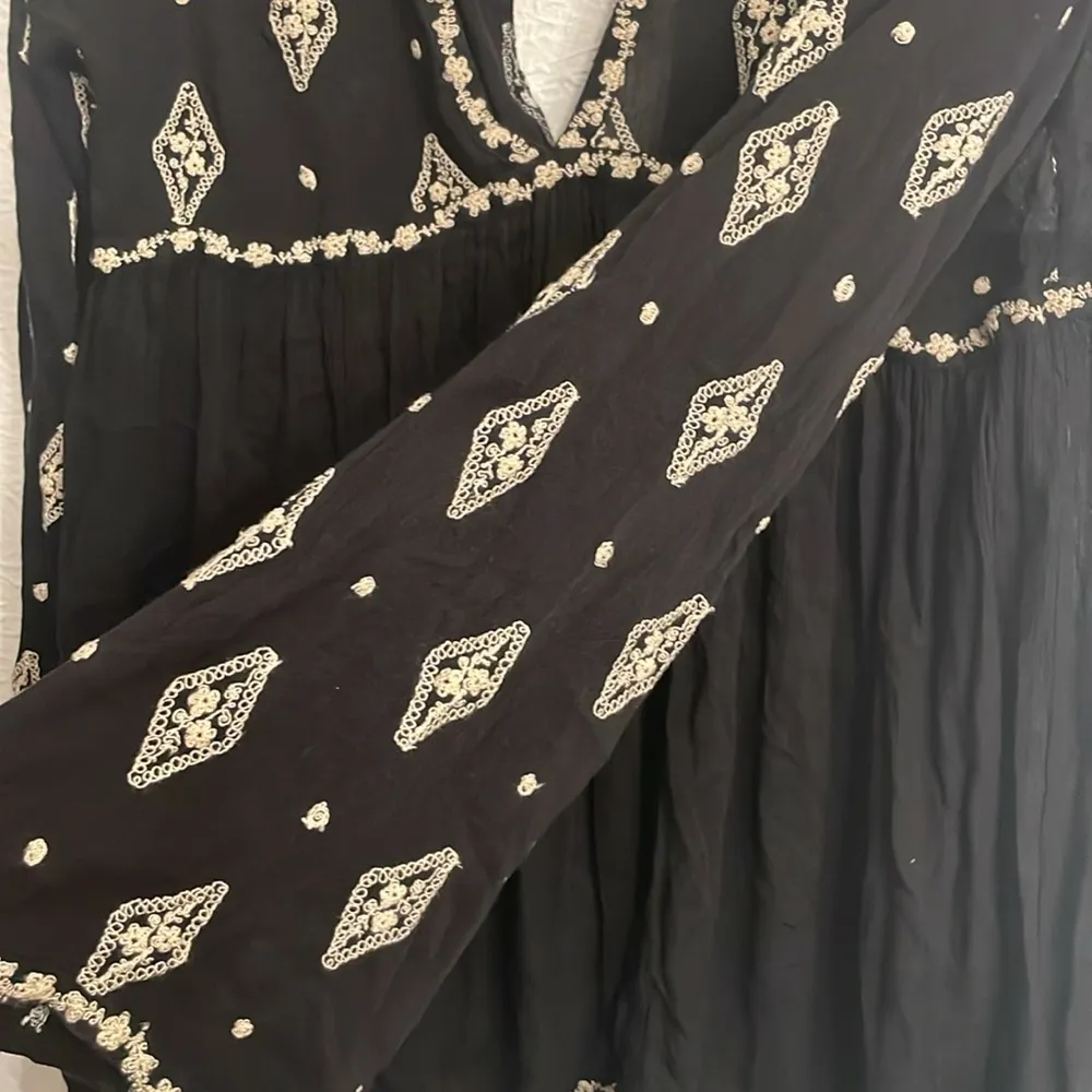 Free People Diamond Embroidered Long Sleeve Top - Image 5