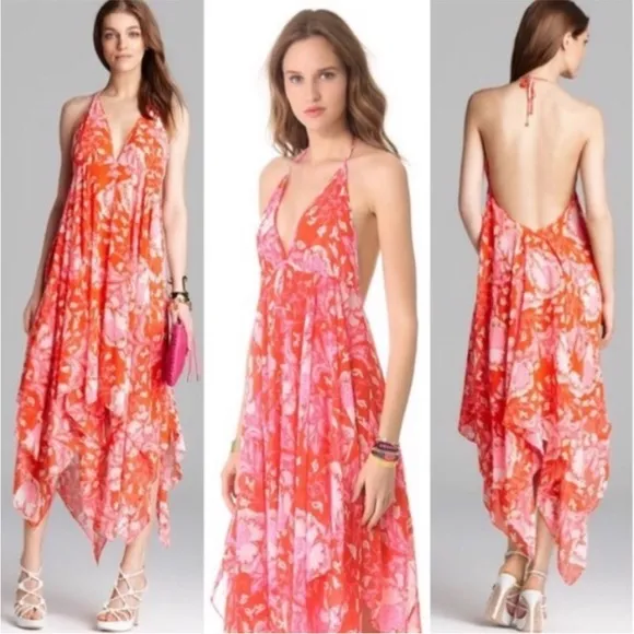 Juicy couture Catalina sundress handkerchief asymmetric dress babydoll fairy y2k - Image 2