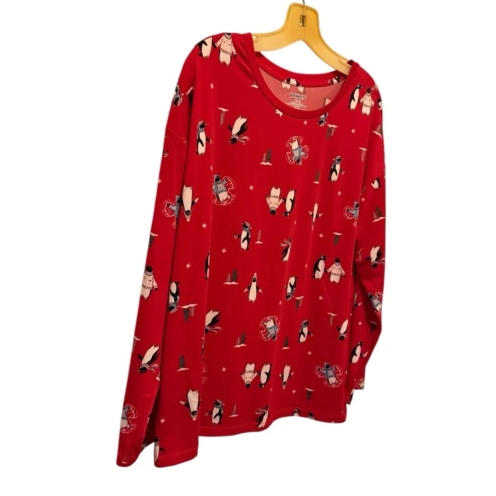 Joyspun Christmas Pajama Set Red Size M - Image 3