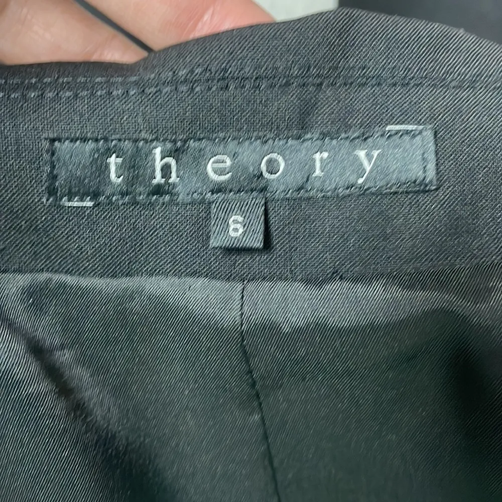 Theory black blazer wool - Image 7
