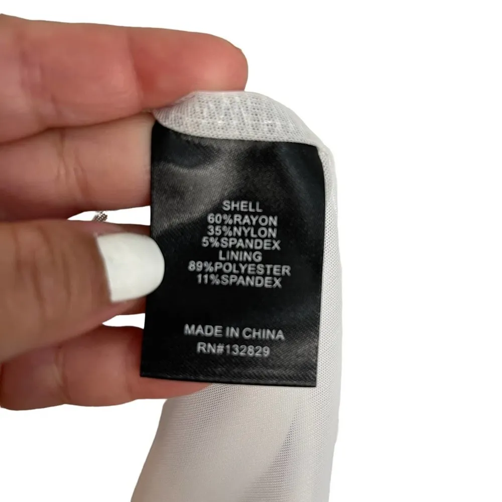 NBD Revolve Monterey Cypress Mini White Dress NWT - Image 7