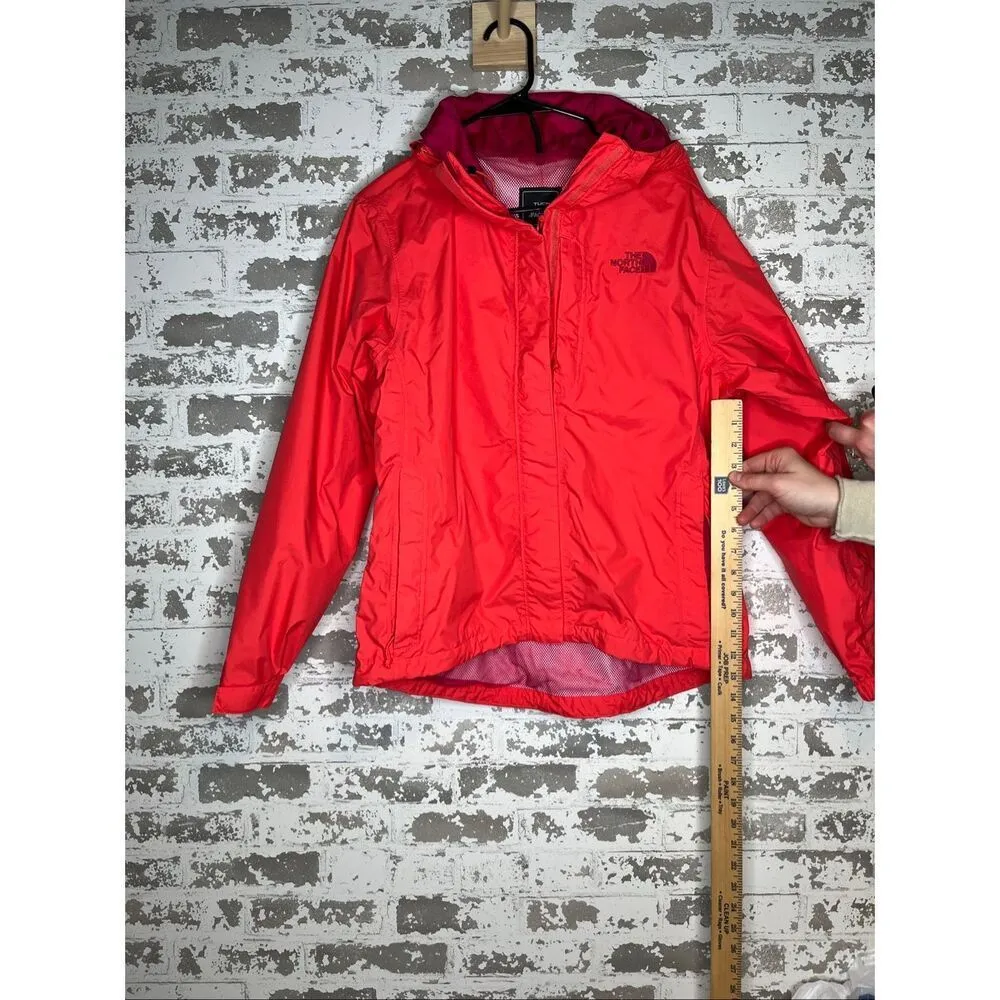The North face | women bright colored rain coat with hood - Image 6