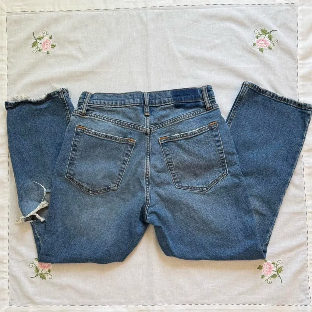 ⟡ ABERCROMBIE & FITCH the ankle straight jeans – ultra high rise (28 | 6S) ⟡ - Image 3