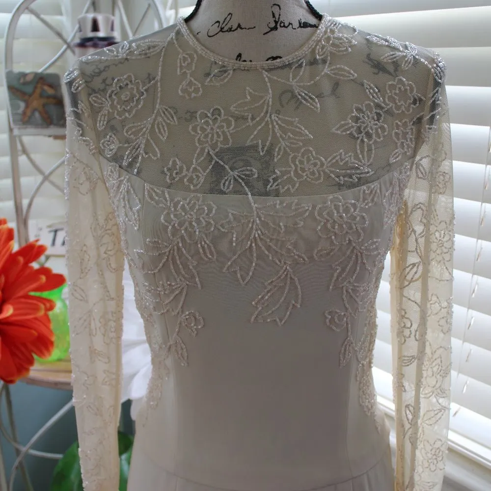 🔥REDUCED 🔥 Vintage Black Tie Oleg Cassini Gown Wedding Event - Image 3