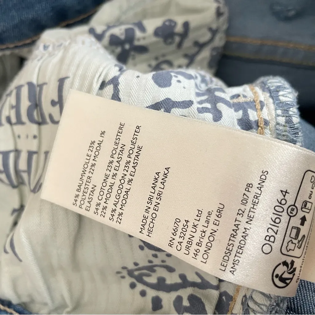 Free People We The Free La Rosa Flare Jeans Bell Bottoms Size 28 - Image 8