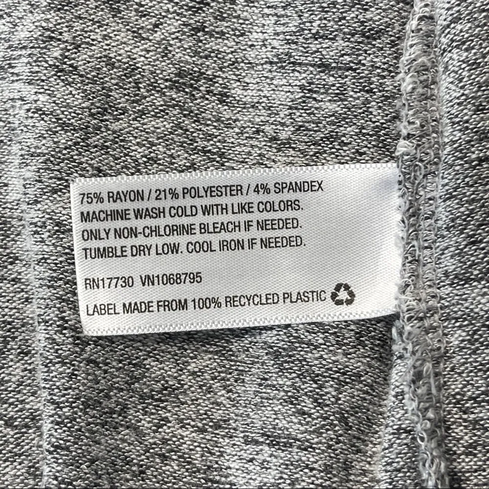 Open Front Knit Cardigan Gray Size XS Long Sleeve A New Day Heathered - Image 10