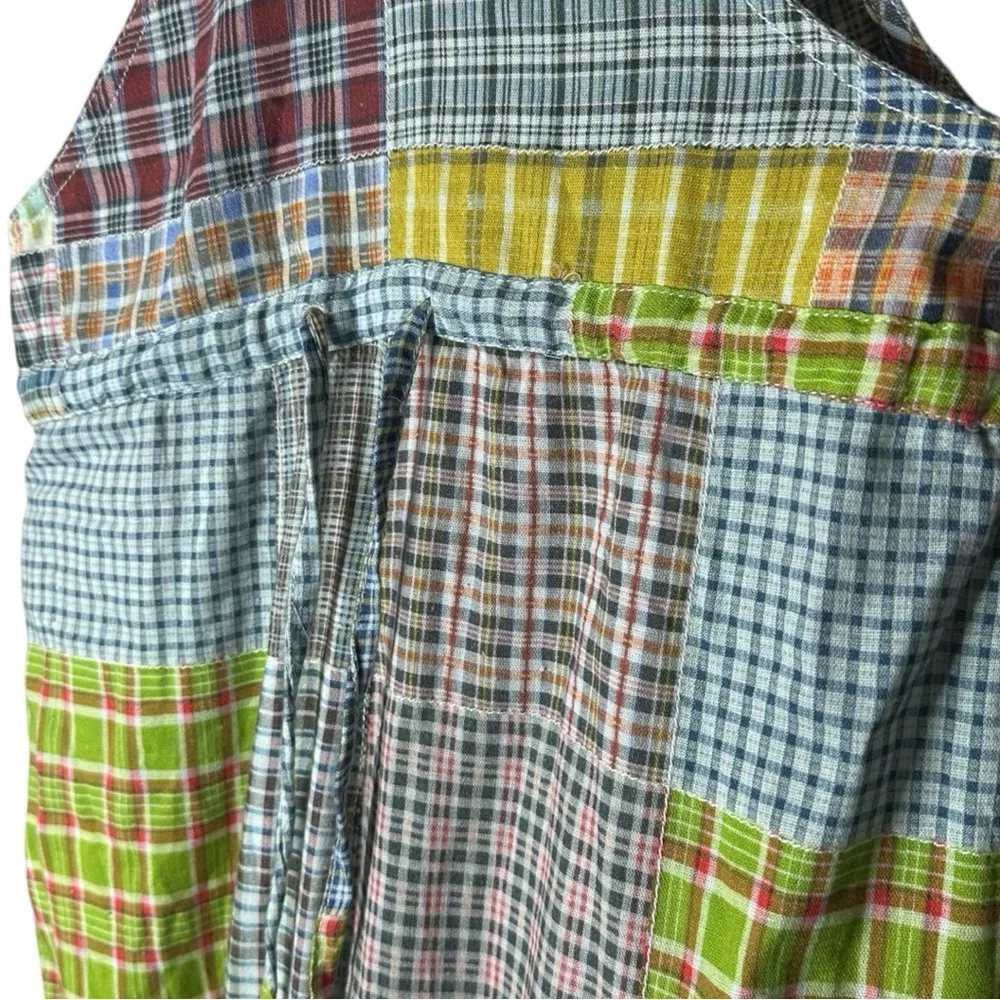 Urban Outfitters Nikki Patchwork Dungarees Overalls Size XS - Image 14