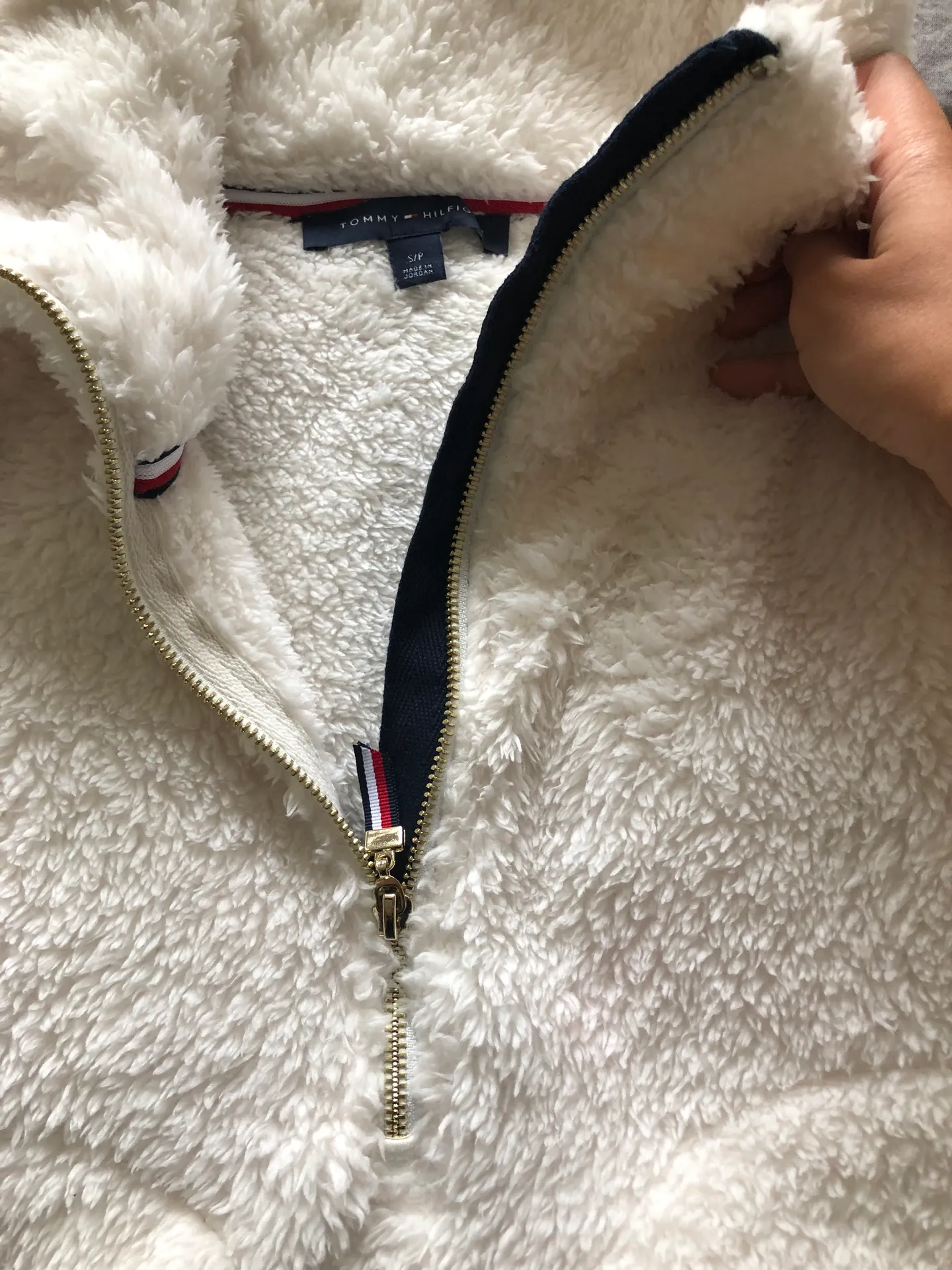 Tommy Hilfiger Fuzzy Quarter Zip Jacket - Image 5