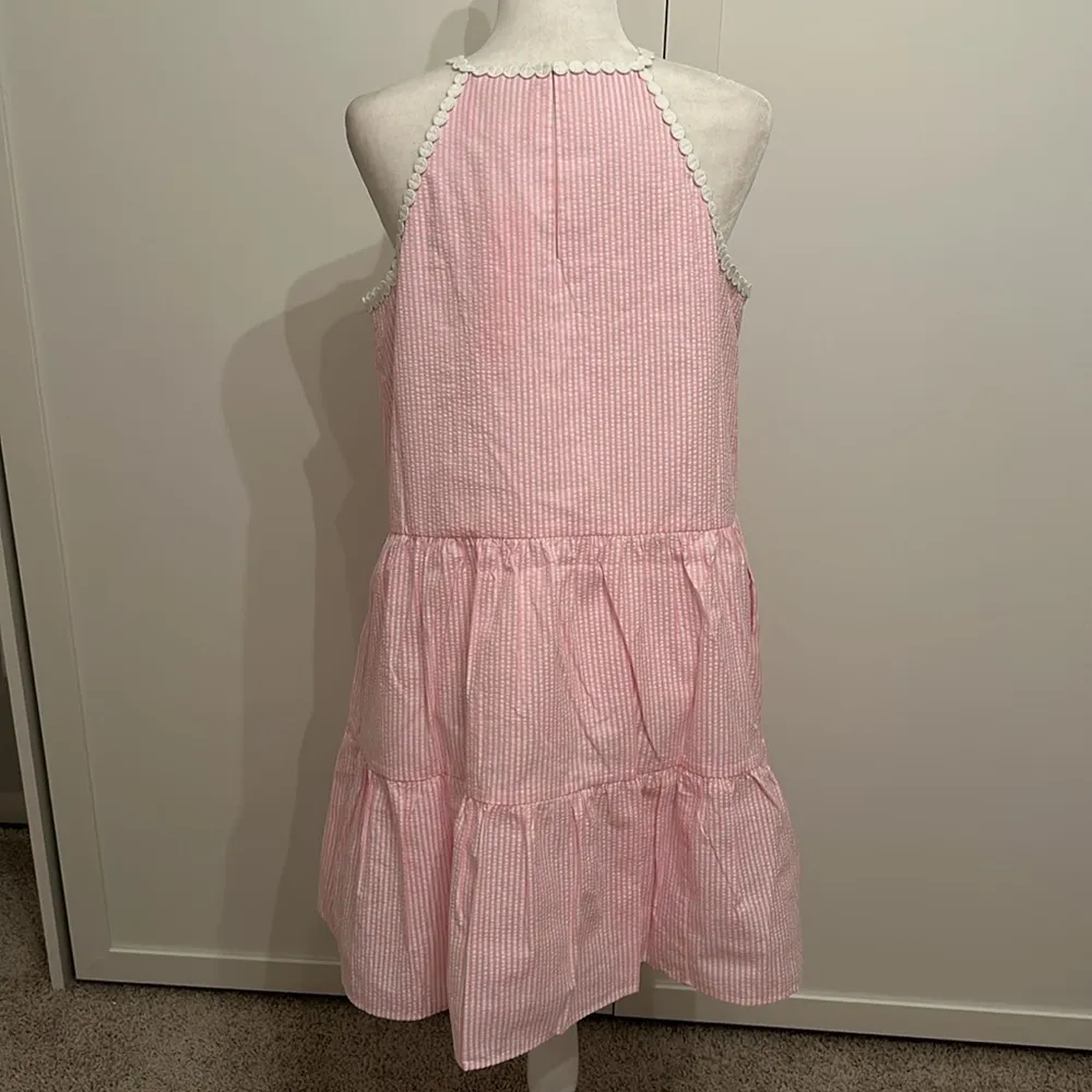 NWT Lilly Pulitzer Havana Pink Britt Seersucker Striped Halter Dress in … - Image 7