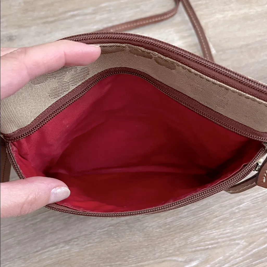 Disney Parks x Dooney & Bourke leather & fabric Mickey Mouse crossbody bag - Image 9