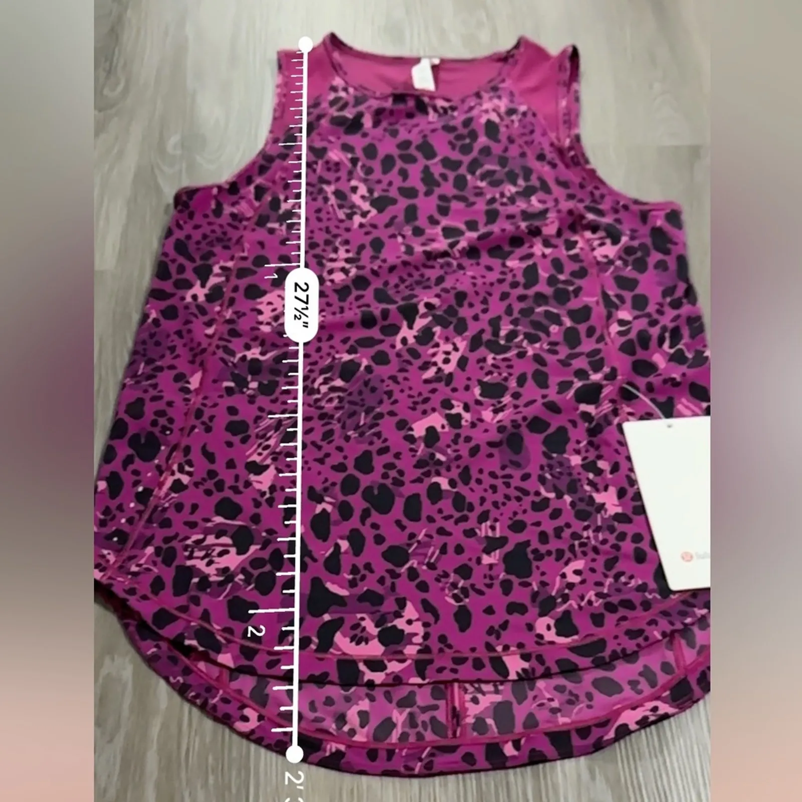 Lululemon Sculpt‎ Tank Top in Cheetah Camo Magenta Purple Multi/Magenta Purple 4 - Image 10