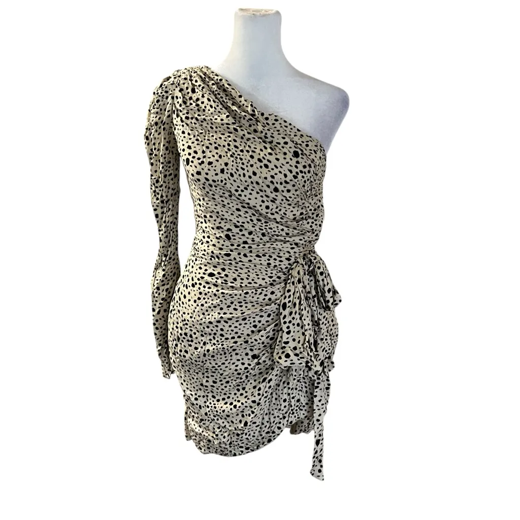 IEENA FOR MAC DUGGAL One Shoulder Puff Sleeve Mini Dress - Image 5