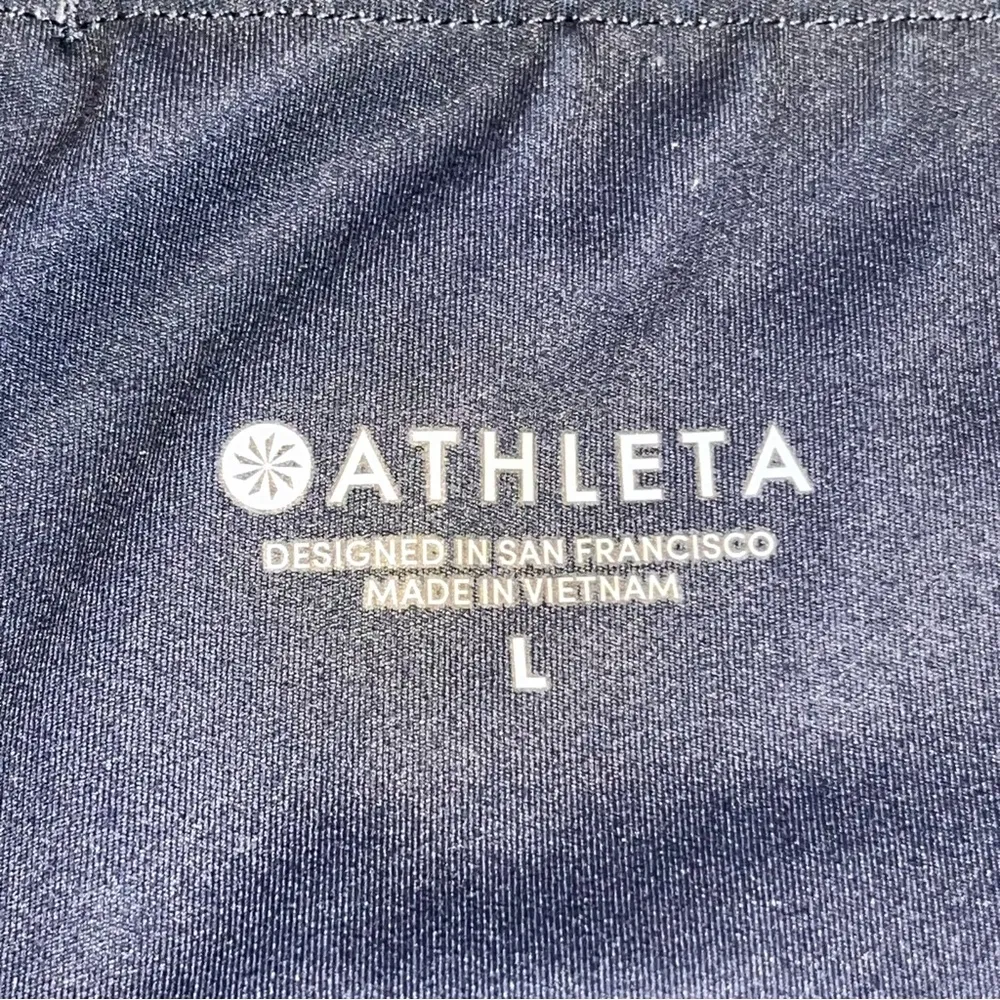 Athleta Green & Blue Ombre Elation 7/8 Tight Leggings Pants size Large - Image 8