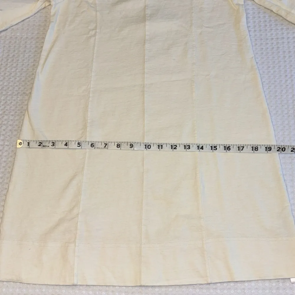 NEW!  BEACH Portia Mini Dress Tunic Size Small Tofu Ivory $68 - Image 13