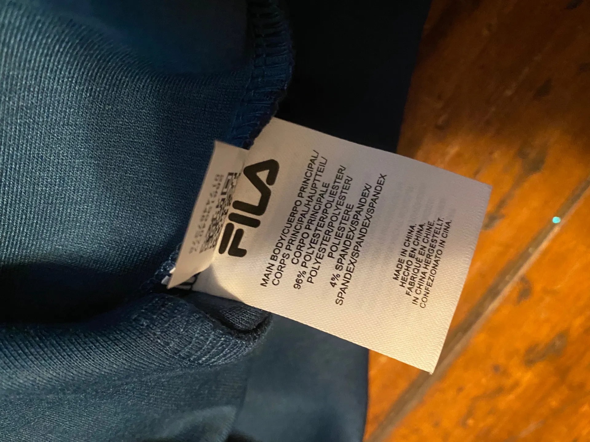 Fila Dark Blue Men’s Emry Crewneck Sweatshirt with Kangaroo Zipper Pockets, Size M, NWT - Image 7