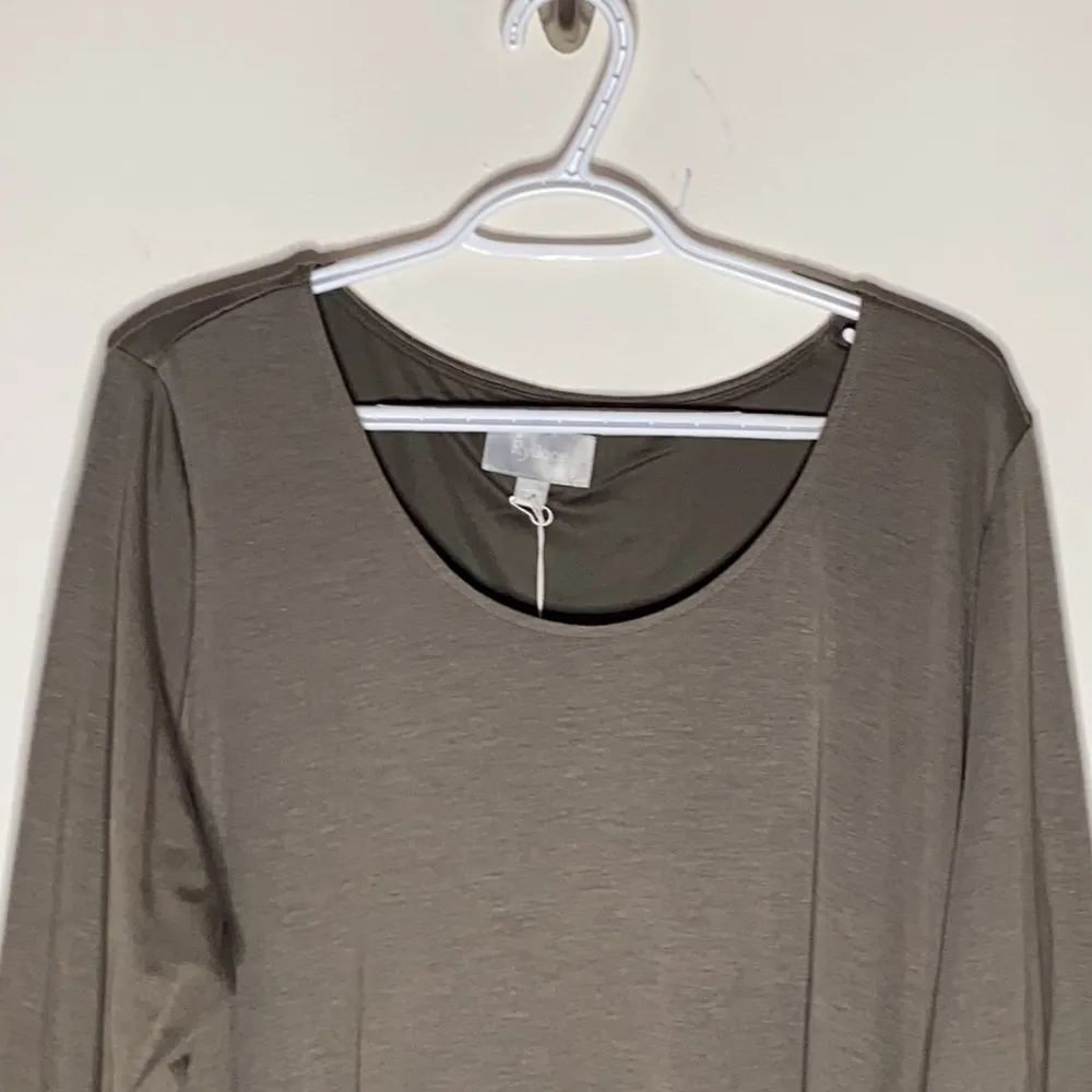 Ryllace olive long sleeve basic t - Image 5