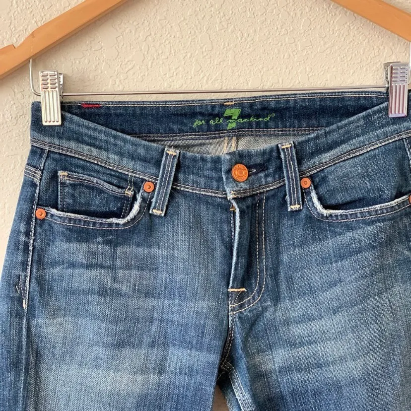7 For All Mankind Flynt Bootcut Jeans Size 26 - Image 5