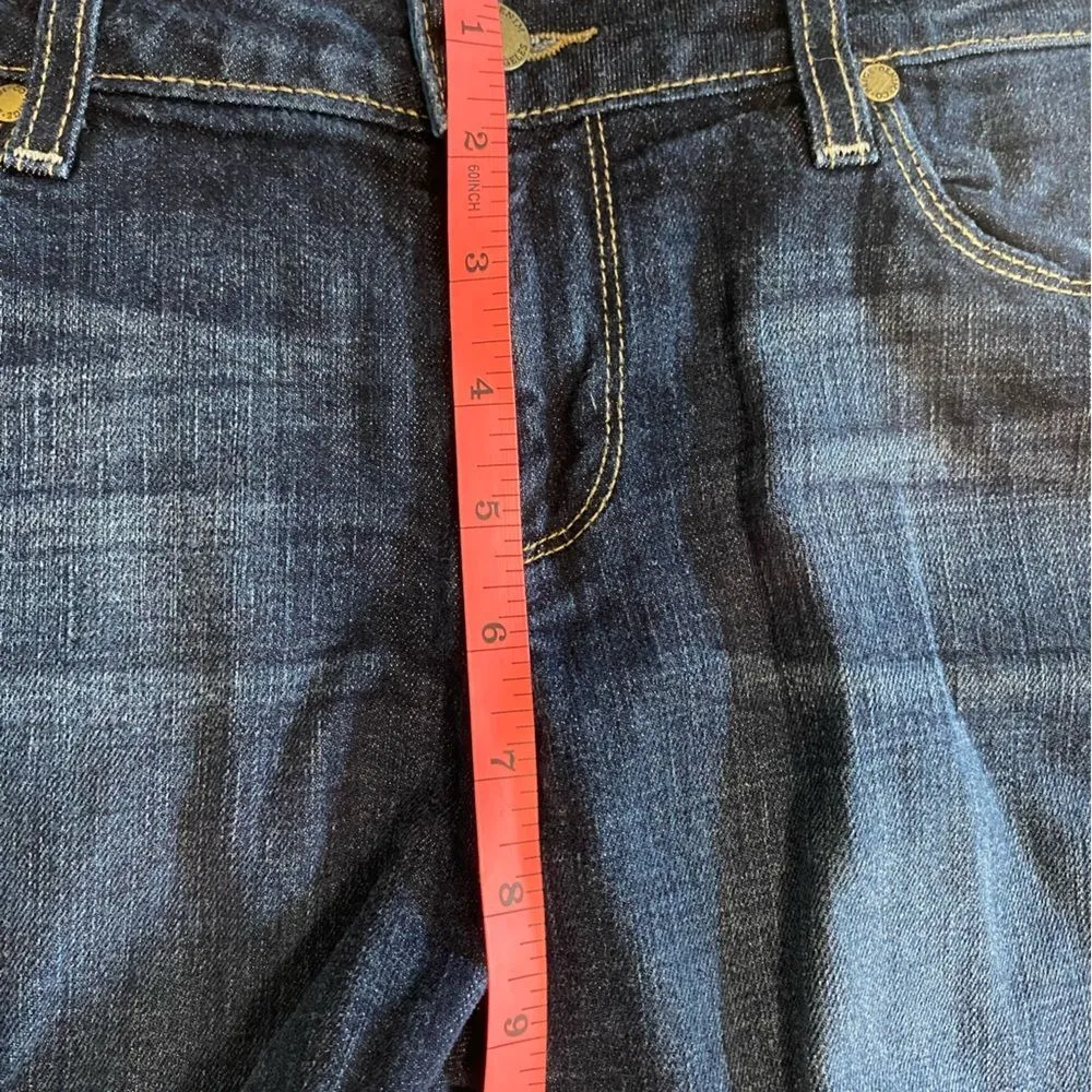 Paige Jimmy JImmy Dark Denim Jean Shorts Size28” - Image 7