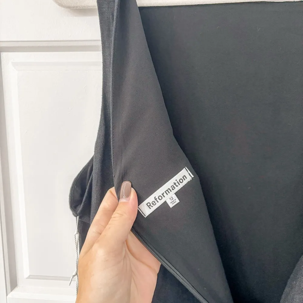 NEW Reformation Zenni Linen Dress - Image 6