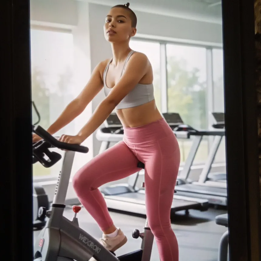 Fleo Set Of Two Leggings Womens Gym Running Workout Size Xs Black - Image 3