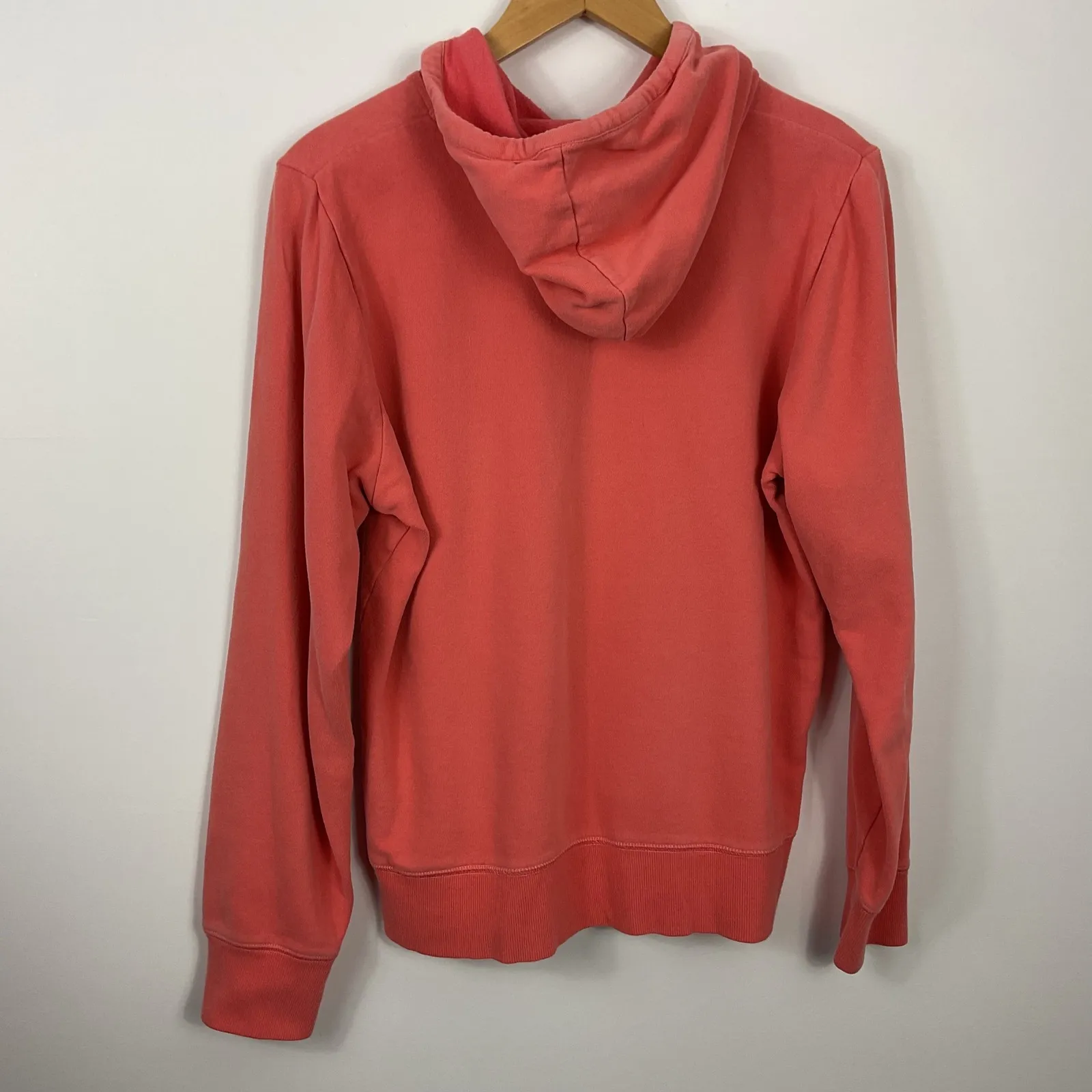 Life Is Good Women's Coral Pink Hoodie Sweatshirt "YES IS MORE" Classic Fit M - Image 4