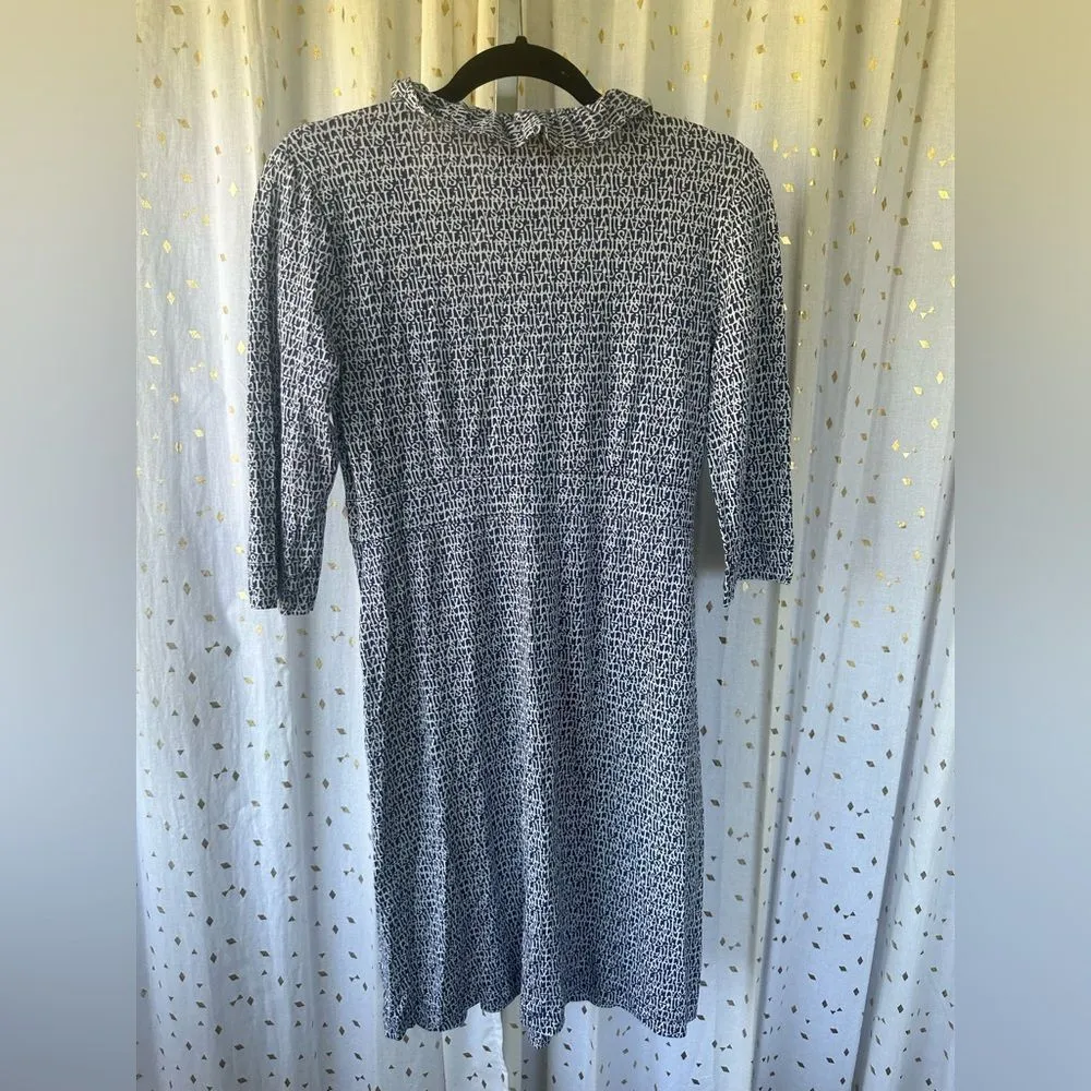 Lilly Pulitzer Blayney It's A Lilly Ruffle V Neck Silk Blend Dress S - Image 6