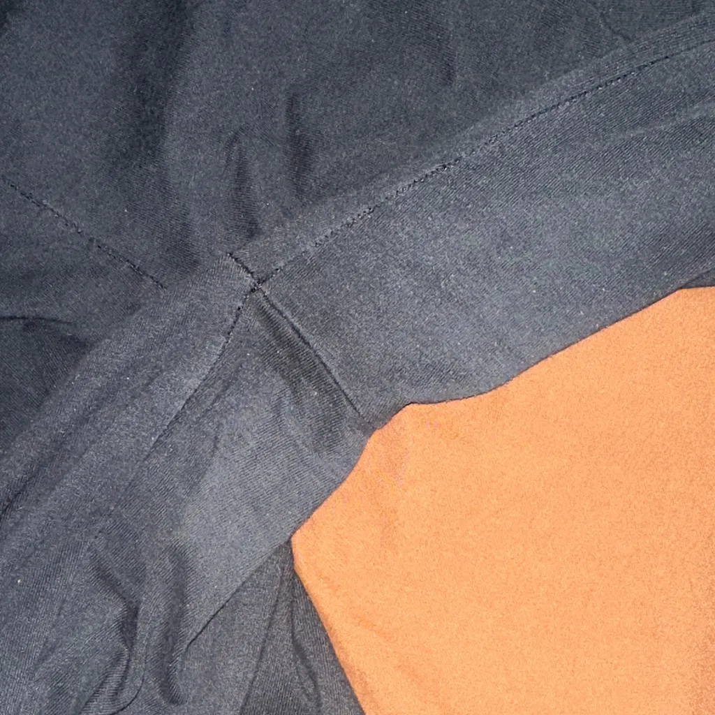 Aerie Offline Super Flare Foldover High Rise Black Flared Yoga Pants - Image 3