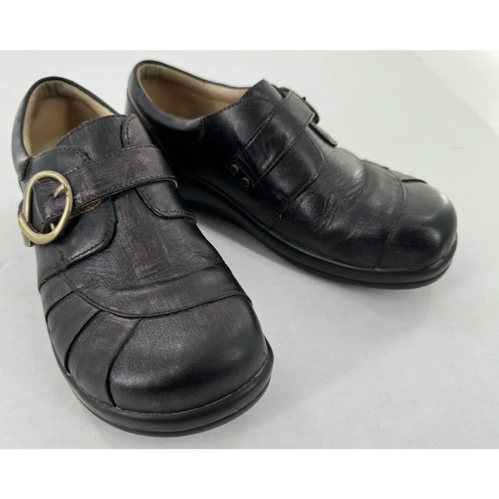 Alegria 37 US6 Khloe Copper Streak Leather Clog Mary Jane Loafer Shoes KHL-512​ - Image 2