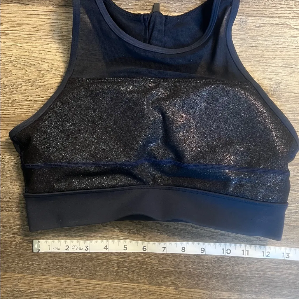 ZYIA Activewear Blue Twilight All Star One More Rep Padded Sports Bra Sz Medium - Image 6