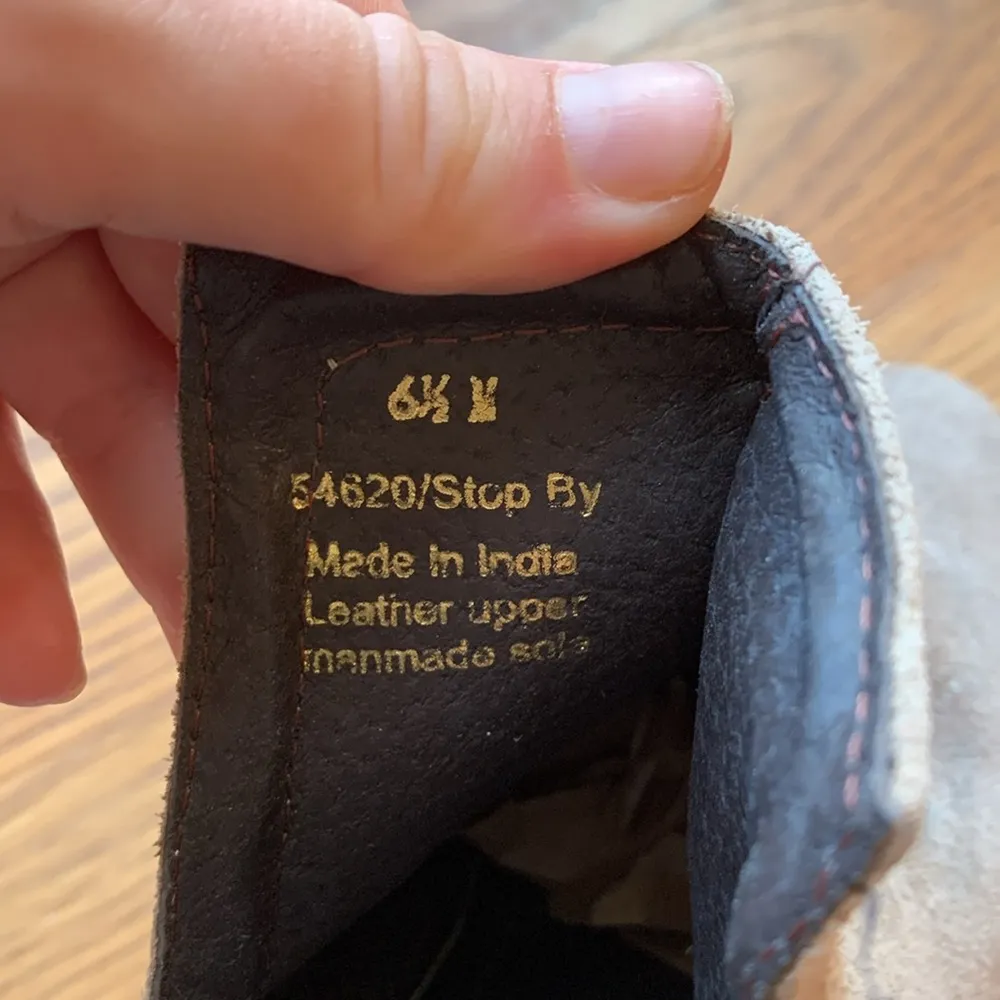 Diba True Leather Booties Shoes Women Brown Size 6.5 Ankle Shoes Winter Chic - Image 5