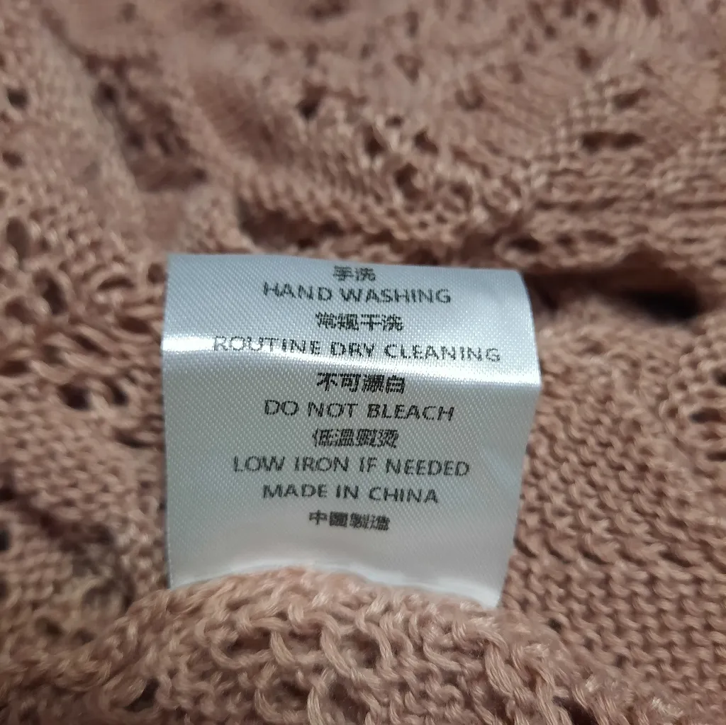 Knit Mix Mauve Sweater Size Large NWT Pink - Image 5