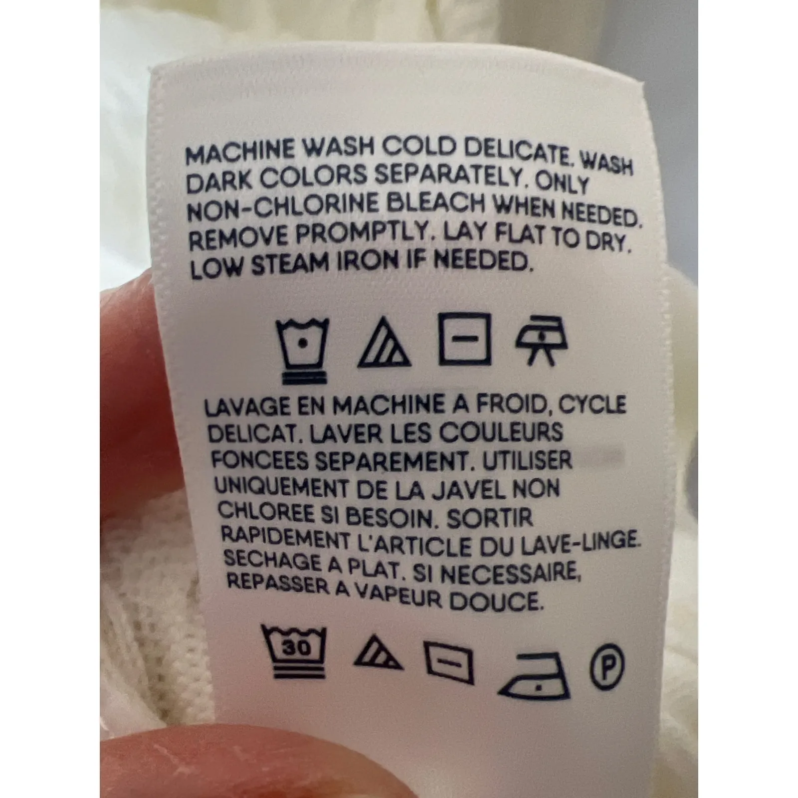 Lands End size 3X cardigan cream CableNet button up 3/4 sleeve career basics - Image 9