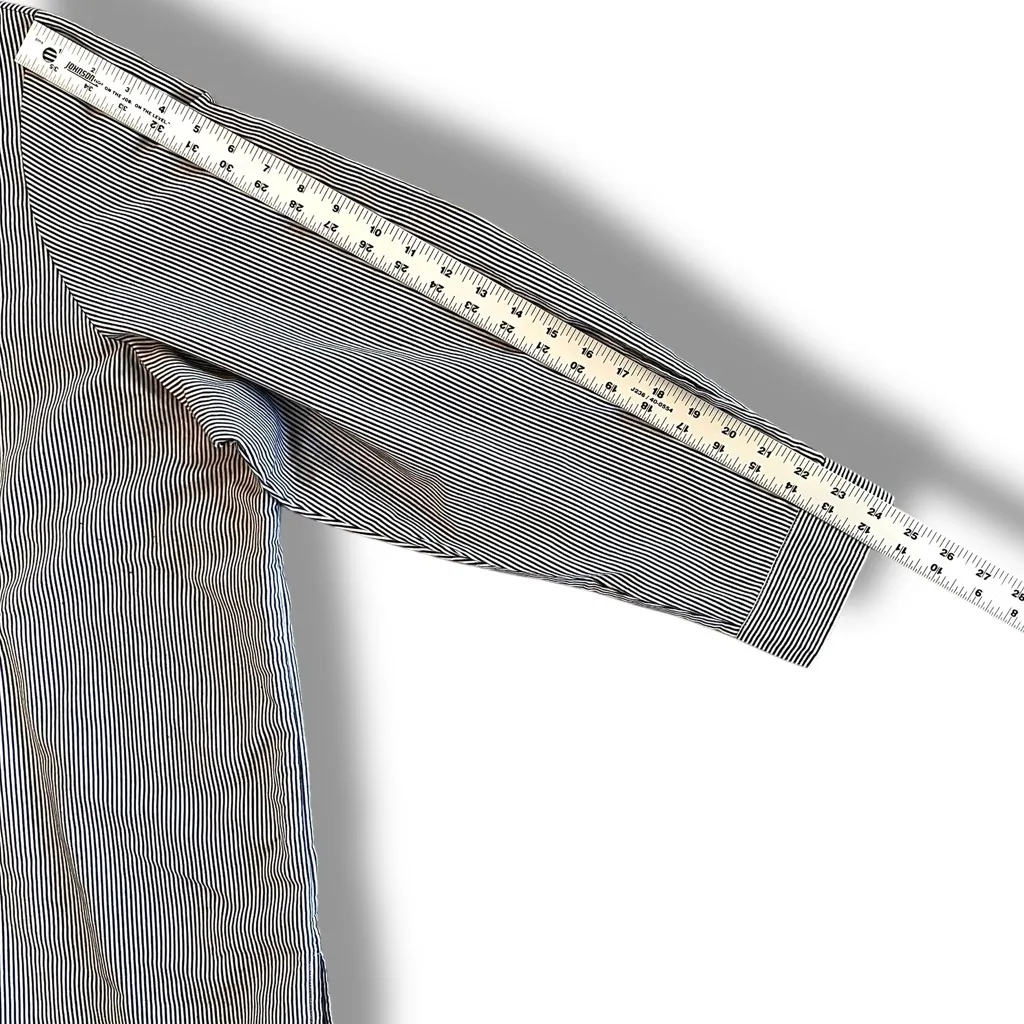 Blair I LOVE BINGO Lucky Shirt - Black White Stripe Collar Button Down 3XL Plus - Image 9