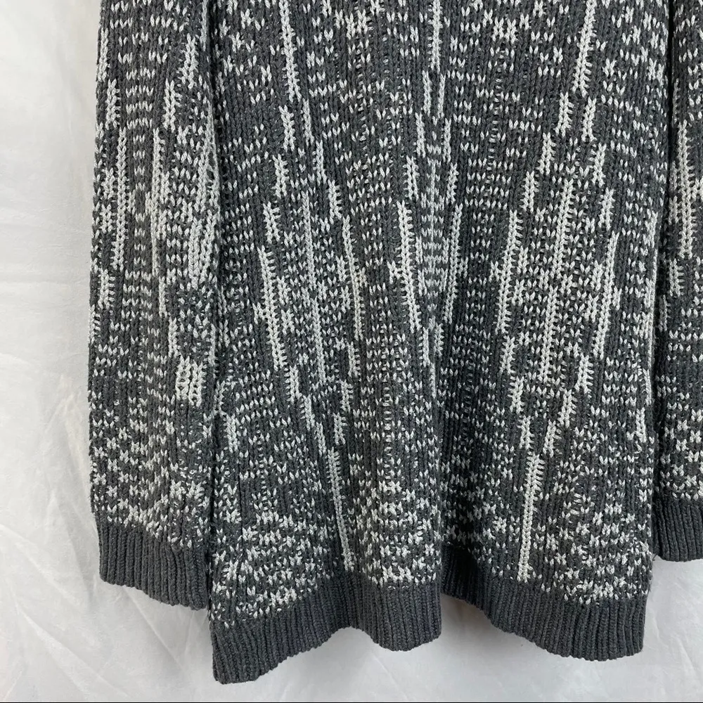 Talbots Wool Blend Metallic Boho Sweater Cardigan - Image 3