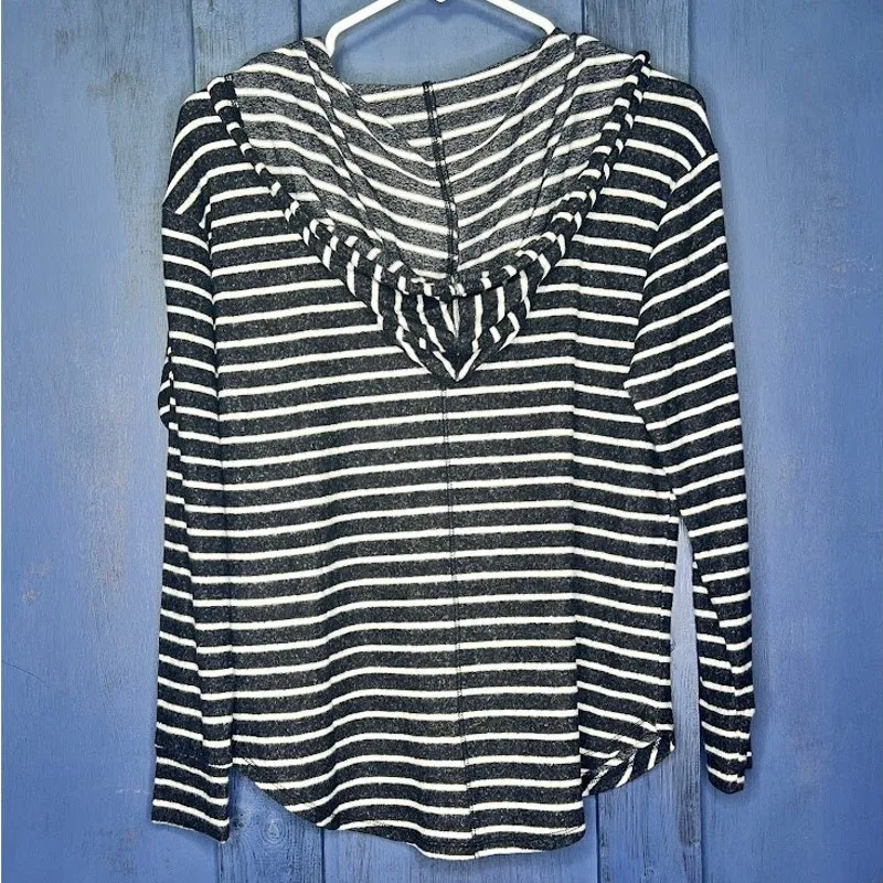 Market & Spruce (XS) Kallon Brushed Knit Striped Hooded Sweatshirt - Stitch Fix - Image 13