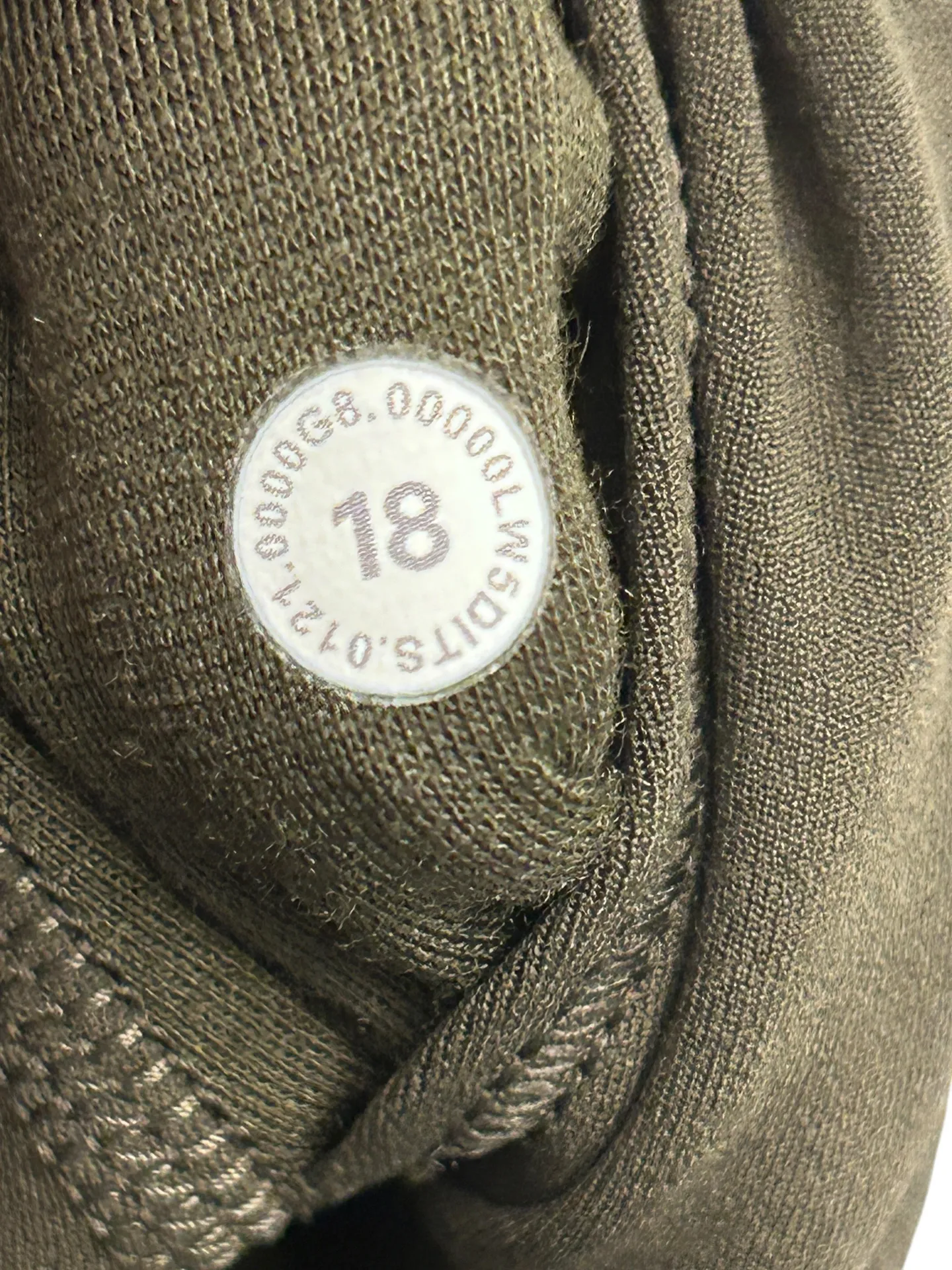 NWT  Align HR Pant 28”  Dark Olive Size 18  Authentic ( SOLD OUT) - Image 7