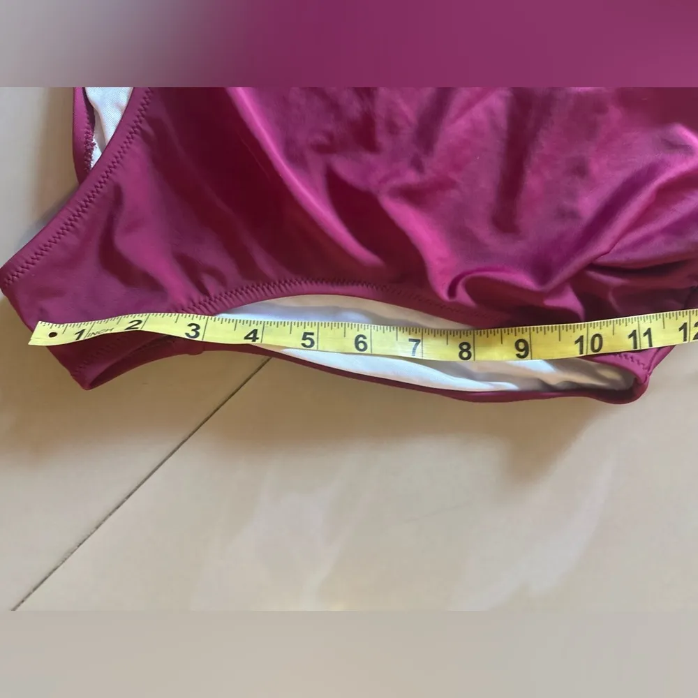 Women's One Piece Maternity Swimsuit size small P purple - Image 9