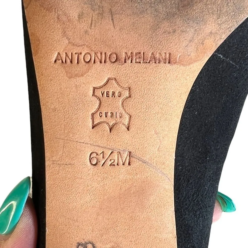 Antonio Melani Heels with Gold Spikes‎ - Image 3