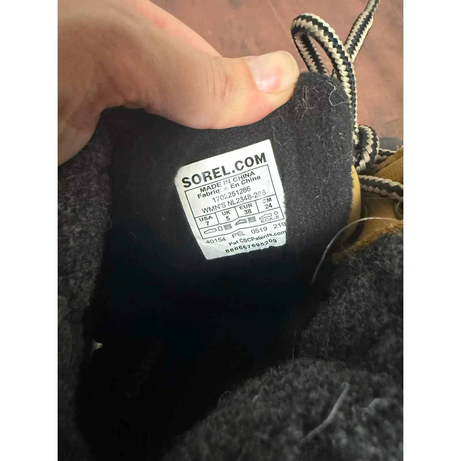 Sorel Slimpack II Lace Up Heeled Duck Toe Waterproof Leather Winter Boots Size 7 - Image 8