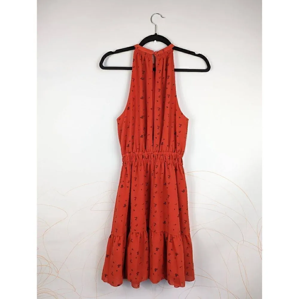 Aritzia Wilfred halter neck floral dress size Small - Image 2