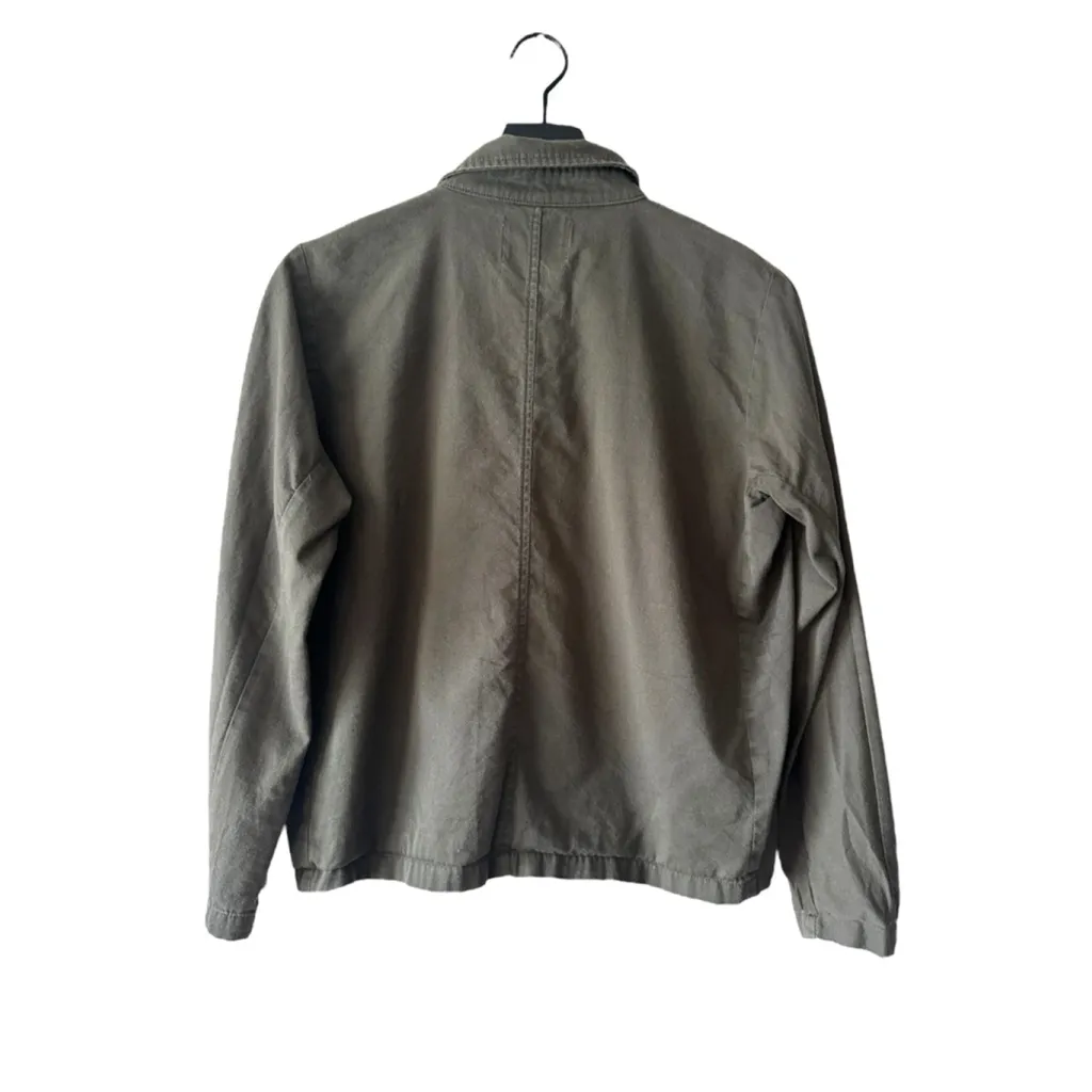 OAK + FORT Olive Green Utility Jacket Women's Size XS - Image 7