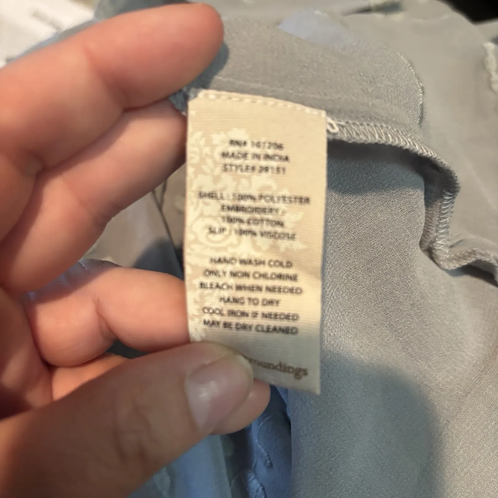 Soft Surroundings Dress Womens Small Gray Sheer Chiffon Button‎ Up Duster - Image 9