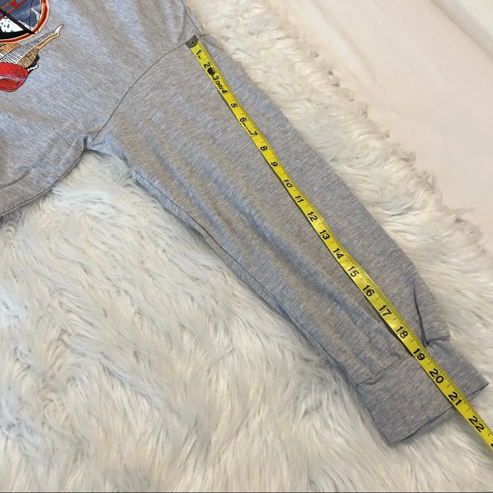 Shein San Francisco California oversized Long Sleeve Shirt - Image 5