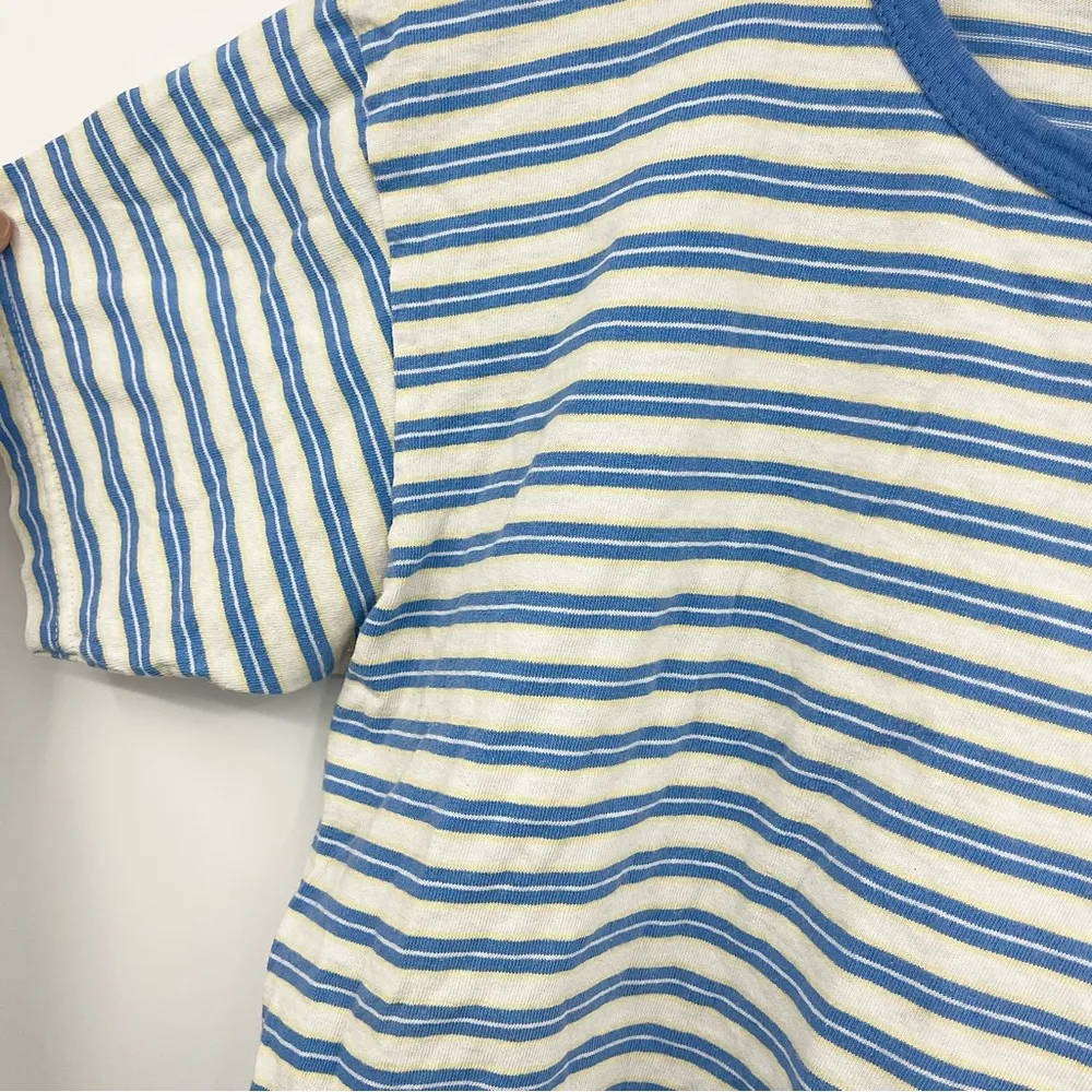 Vintage Y2K Stripe Skaterboi Crop Top Size Medium Early 2000s - Image 5