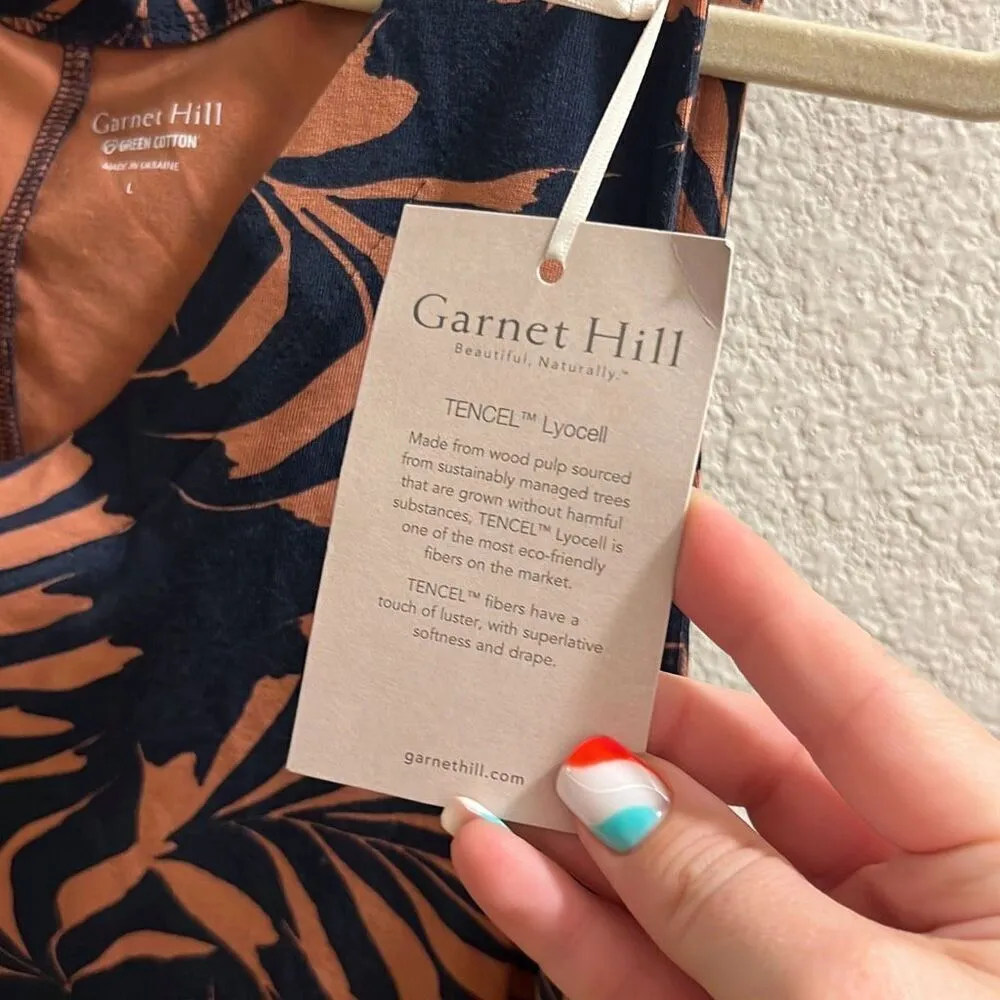 ✨Garnet Hill Button-Front Knit Tank Sz Large Dress✨ - Image 5