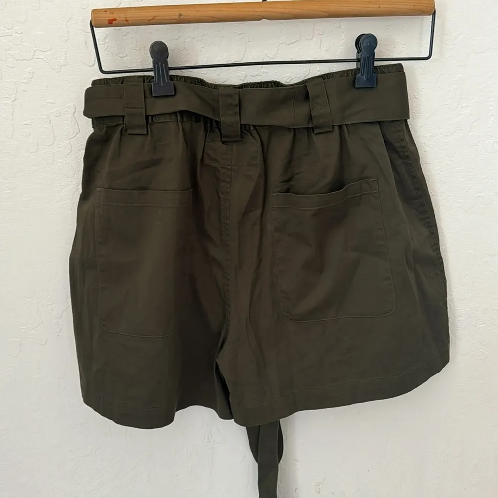 Johnny Was Pete & Greta Green Zola Belted Poplin Shorts Boho Chic XS - Image 6